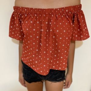 Wild Honey Off The Shoulder Top